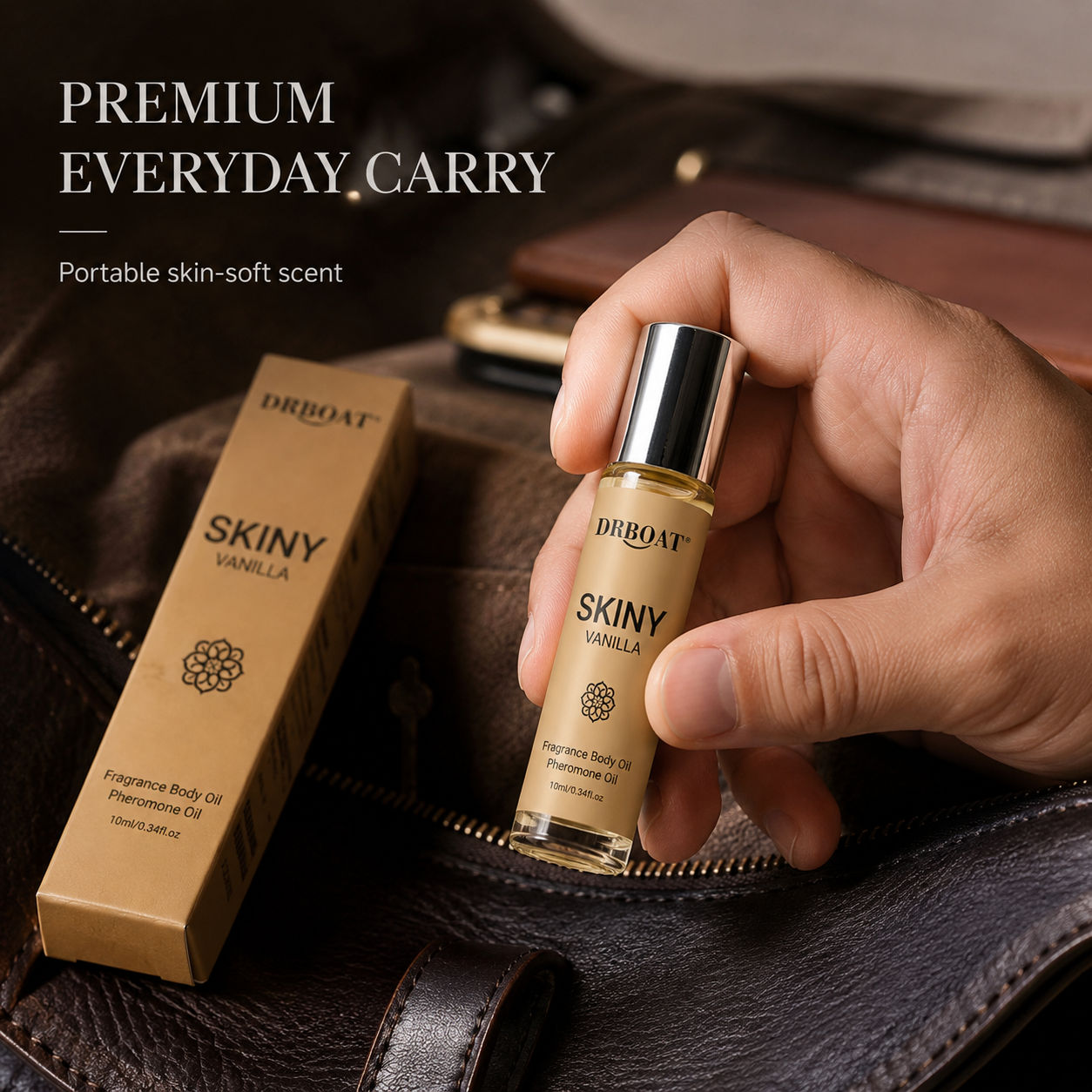 Perfume Fragrance Vanilla - Men Roll On Fragrance Oil, Skin-like