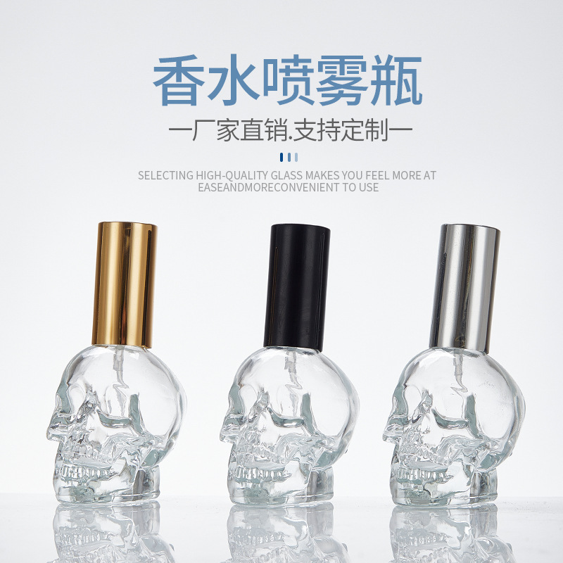 Perfume Fragrance World Aromatix X Xandal 100Ml Unisex - 30/50/100ml Creative Skull Glass Spray Bottle,