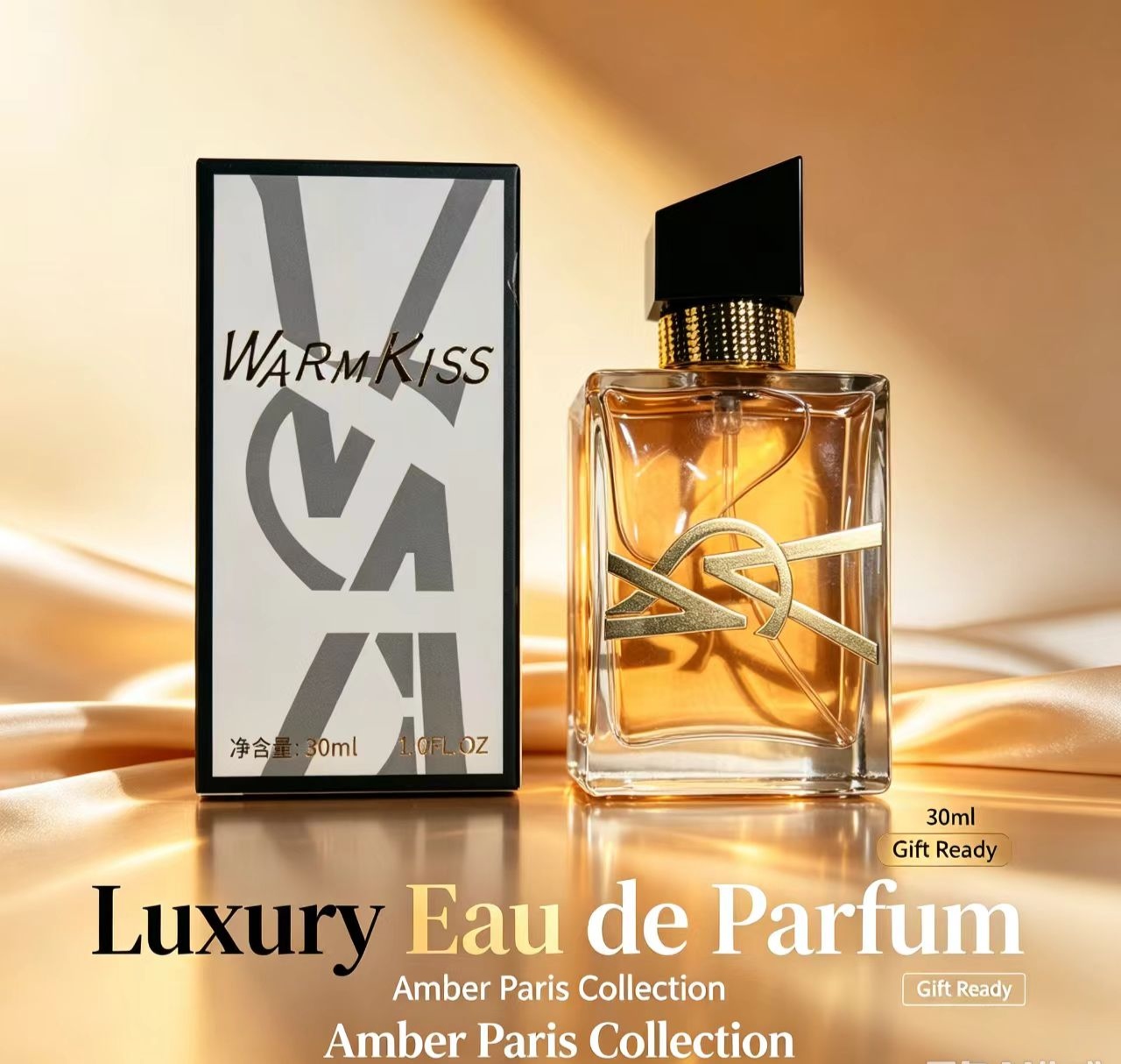 Perfume Fragrance Vanilla - WARM KISS 30ml Eau De Parfum