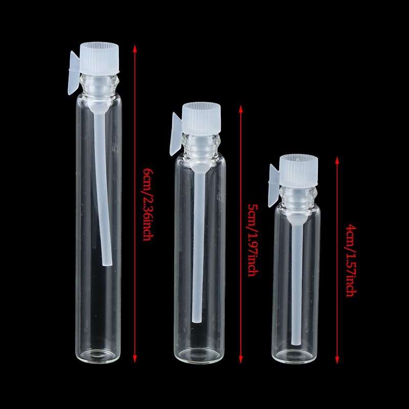 10PCS 1/2/3 ml Empty Mini Glas - Perfume Fragrance Lab recension och pris