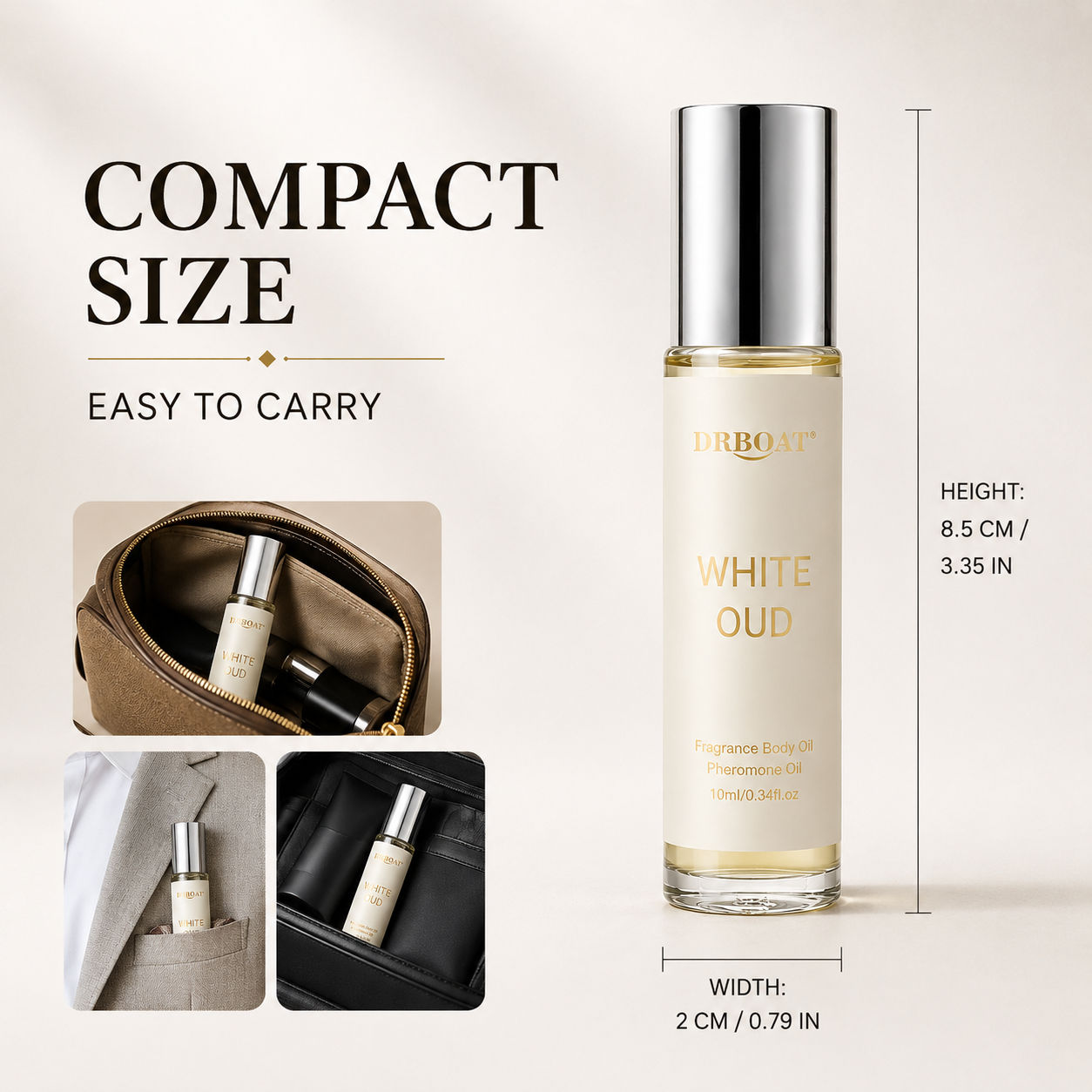 Men Roll-on Perfume Oil,Fresh  - Perfume Fragrance Man recension och pris