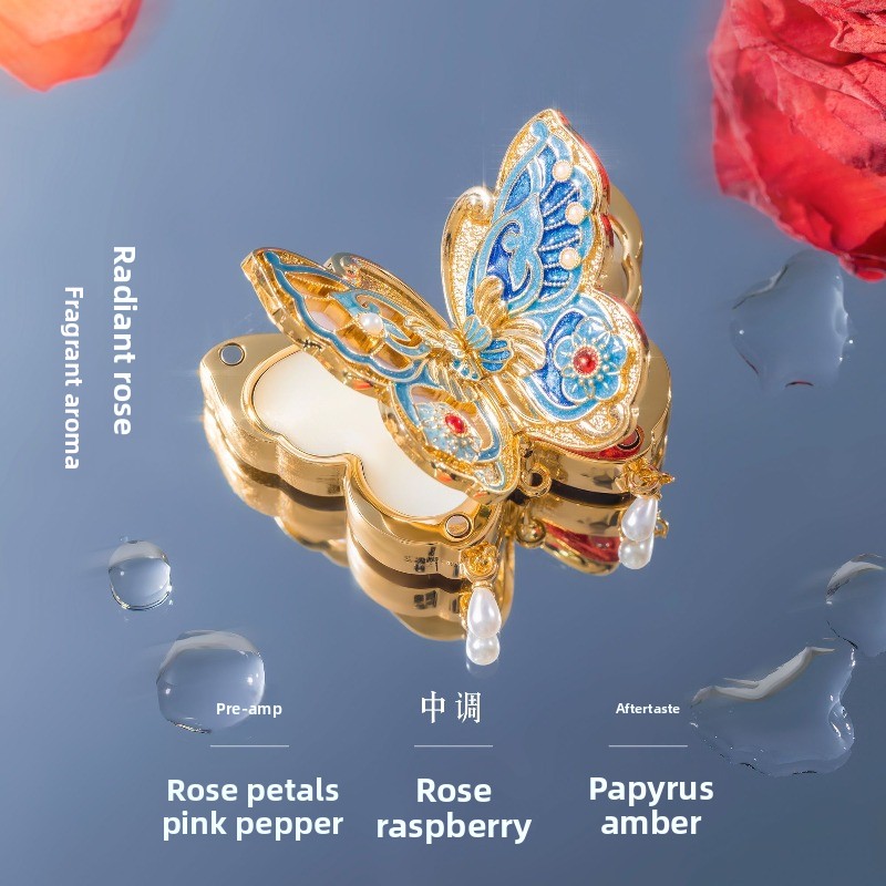 Butterfly Solid Perfume Fragra - Perfume Fragrance Stick recension och pris