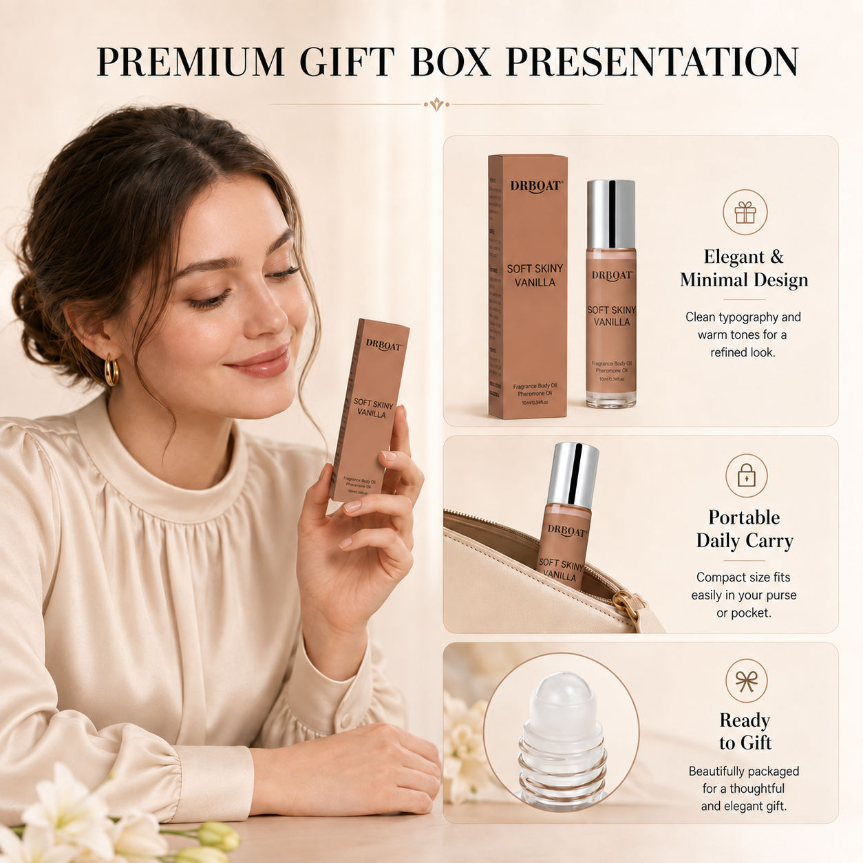 Women Roll On Fragrance Oil, S - Perfume Fragrance Vanilla recension och pris